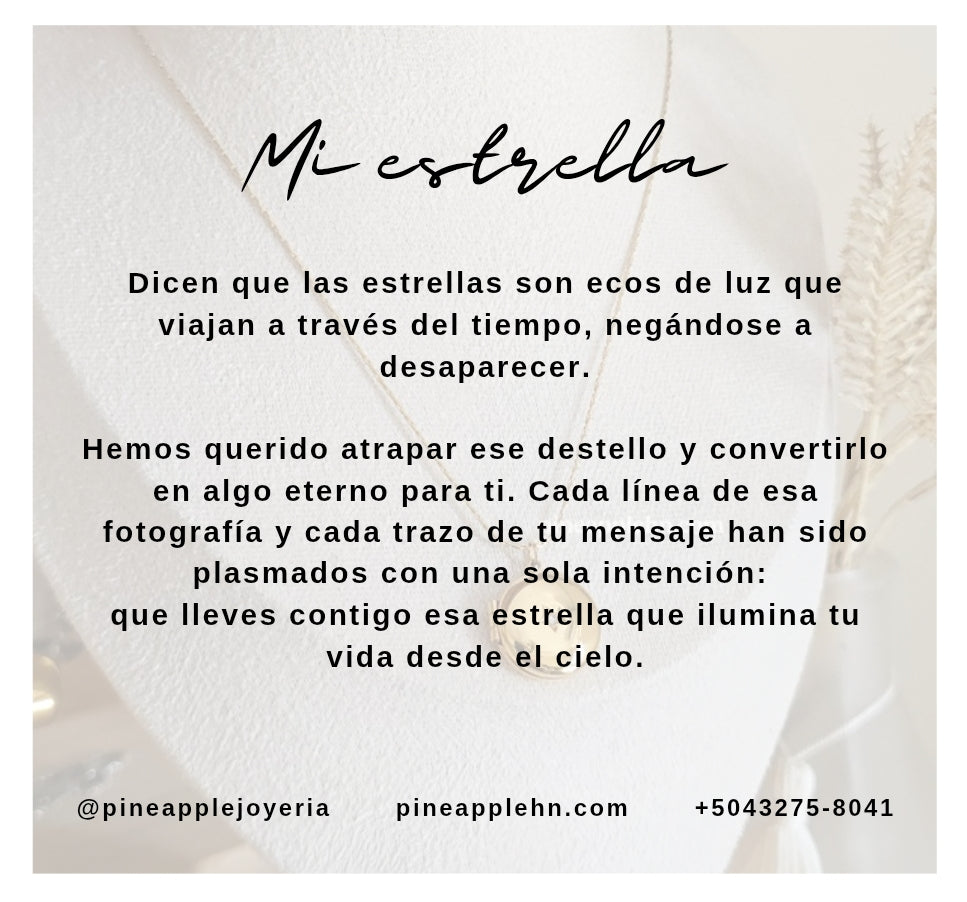 Mi estrella - relicario