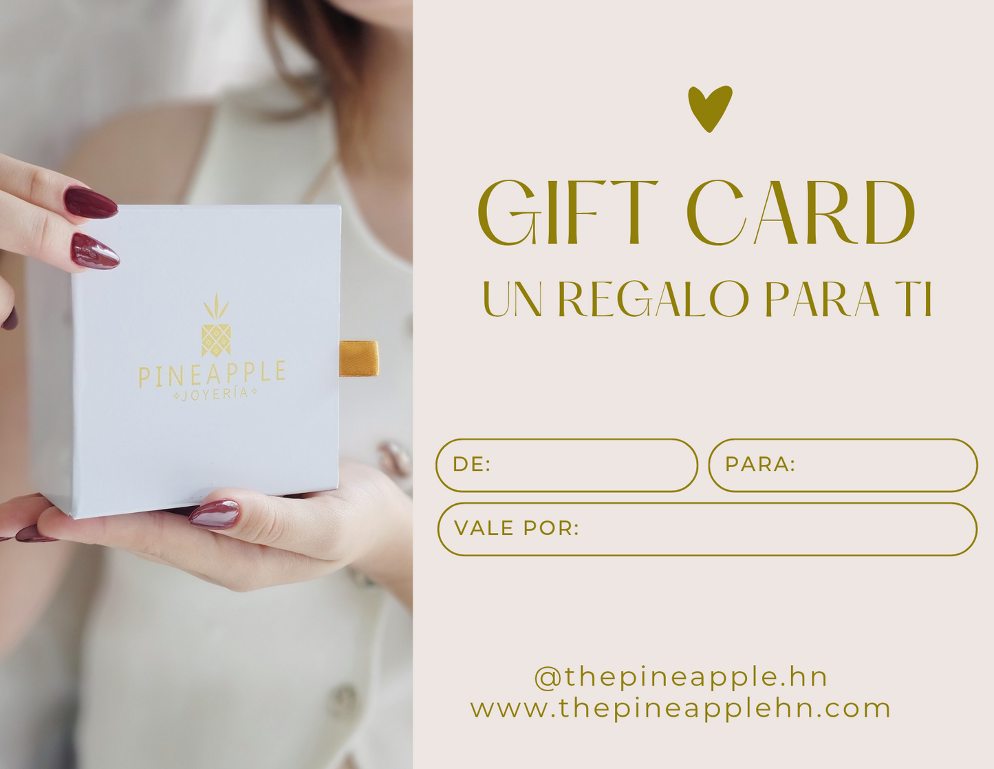 Tarjeta de regalo digital