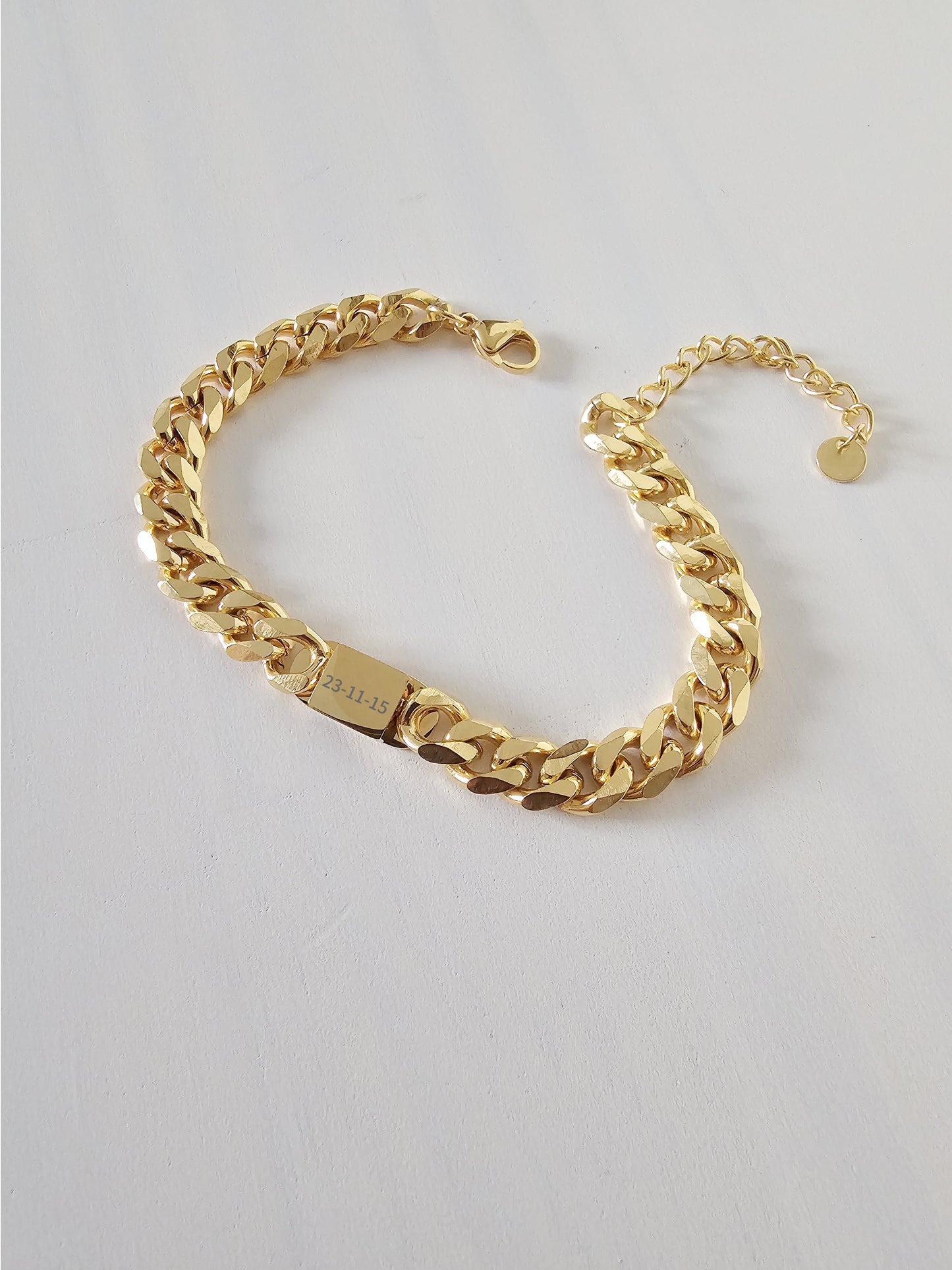 Pulsera personalizable para caballero