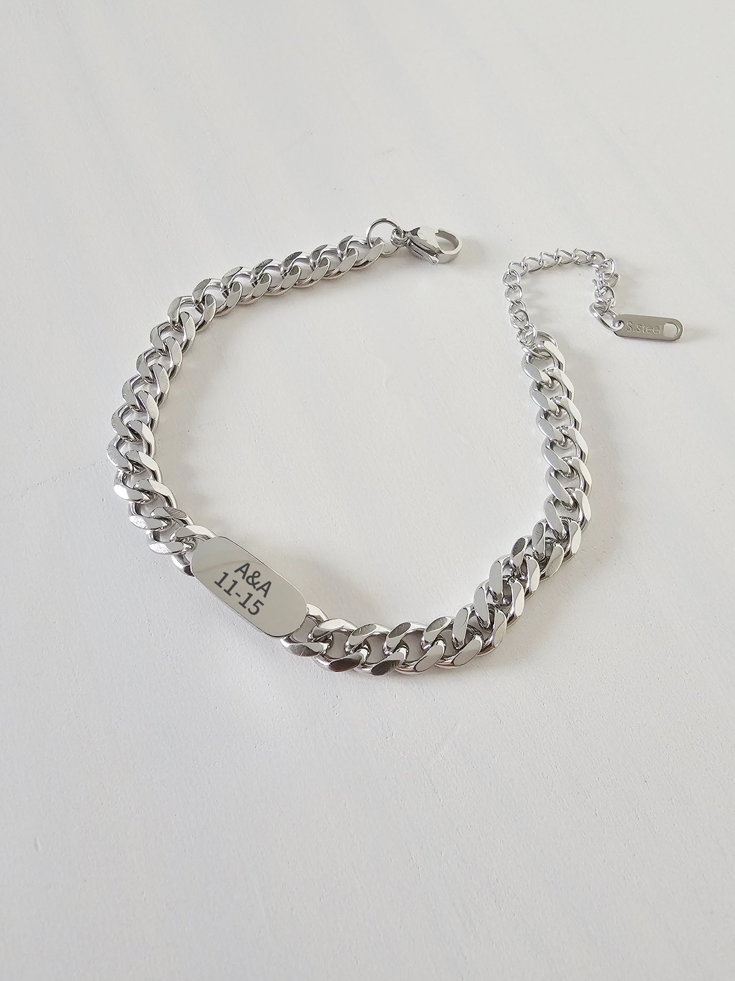 Pulsera personalizable para caballero