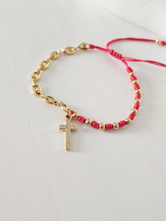 Pulsera de cruz