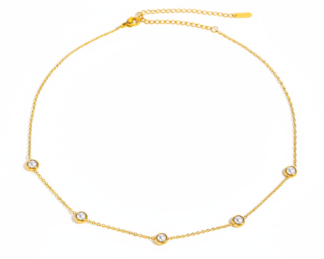 Collar perlitas