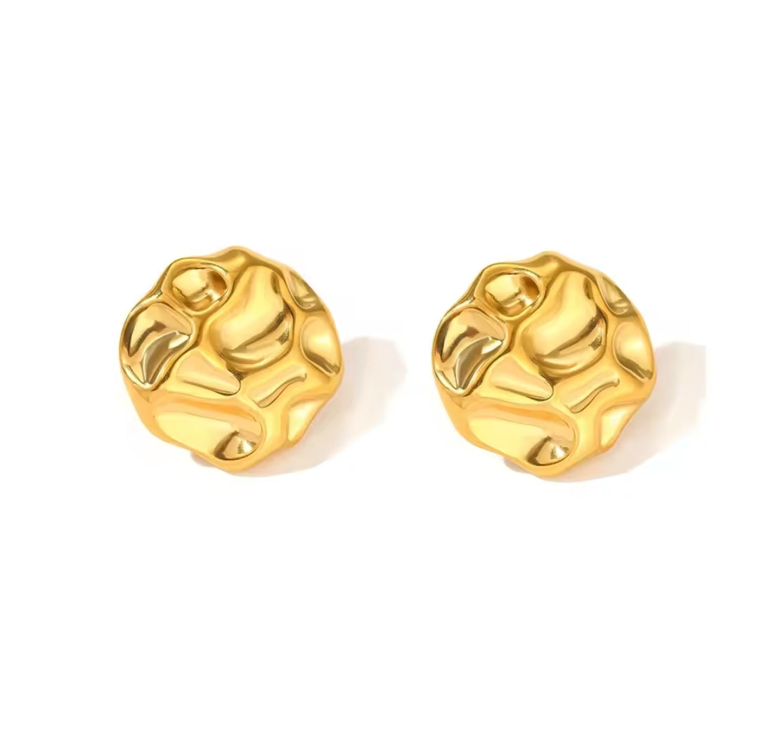 Aretes chapa irregular