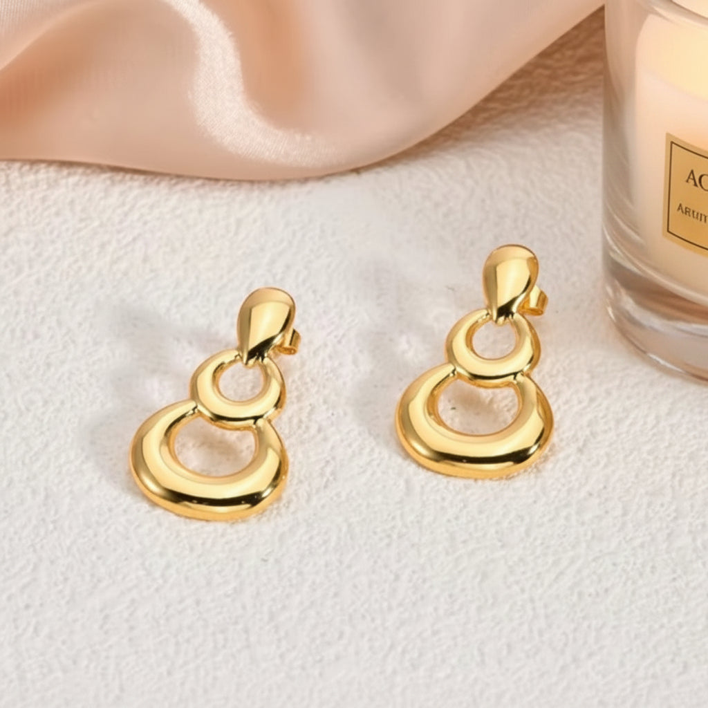 Aretes largos geometricos