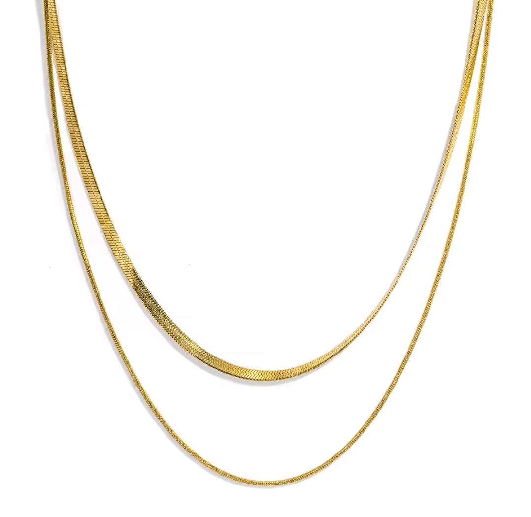 Collar doble capa