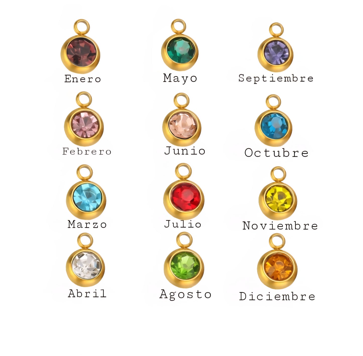 Corazón + birthstone