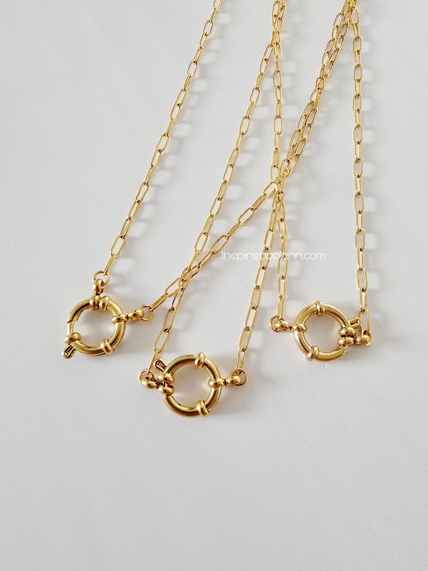 Paper clip necklace (broche)