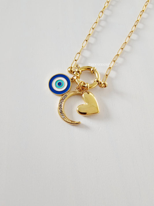 Paper clip necklace (broche)