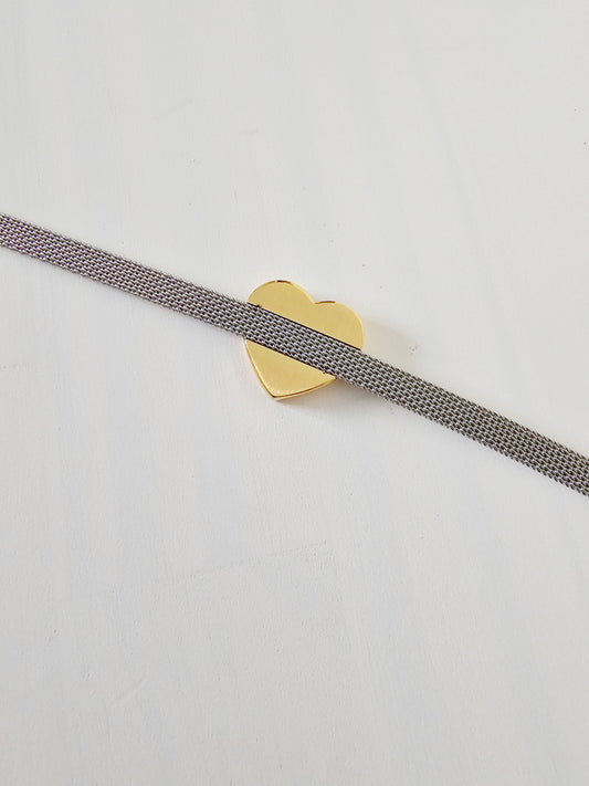 Pulsera doble tono para retrato