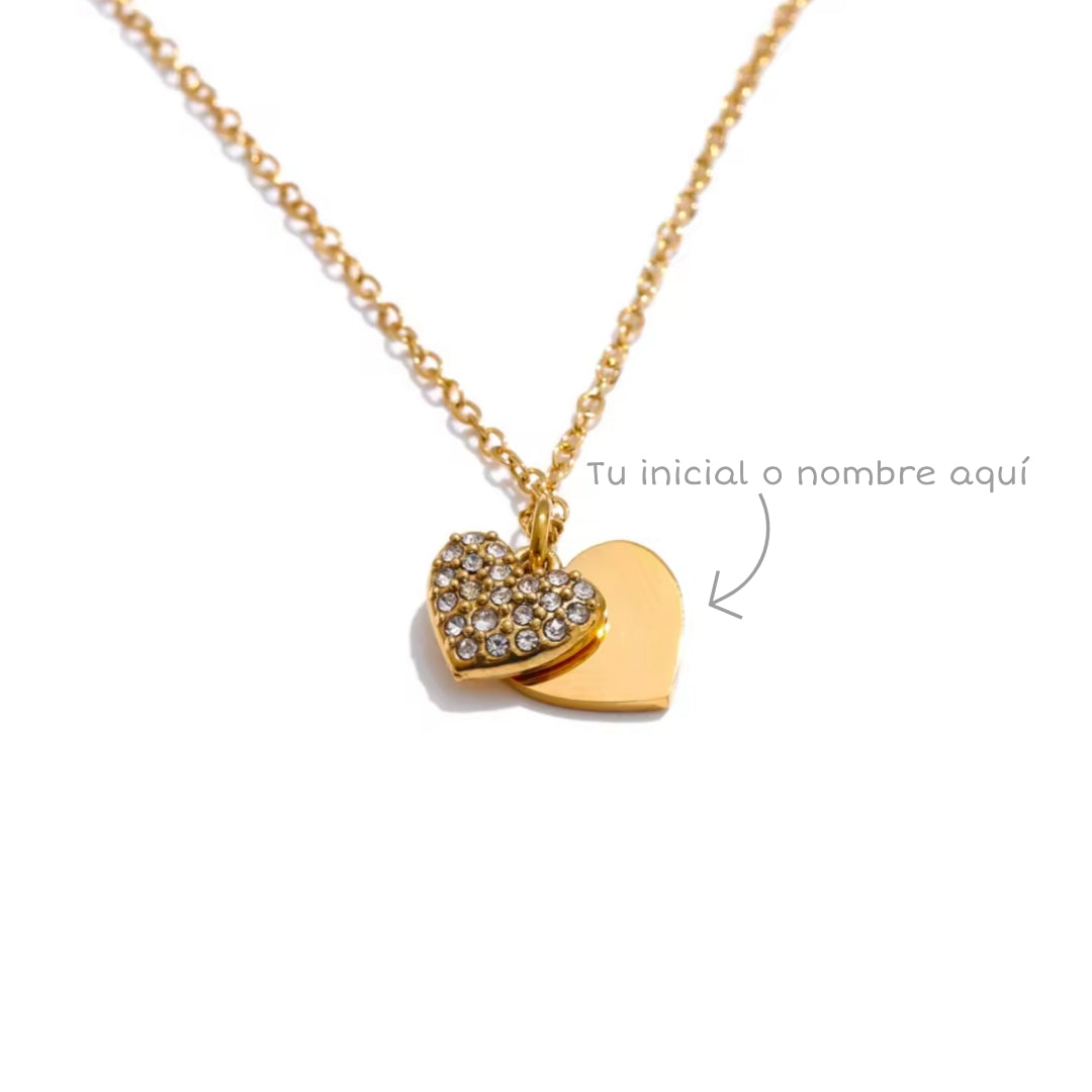 Shiny love necklace