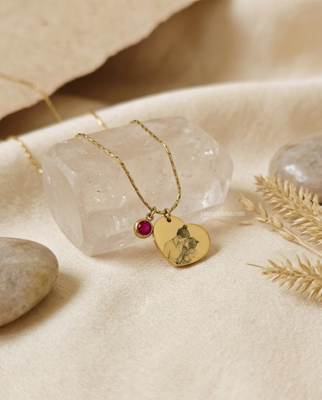 Retrato + birthstone