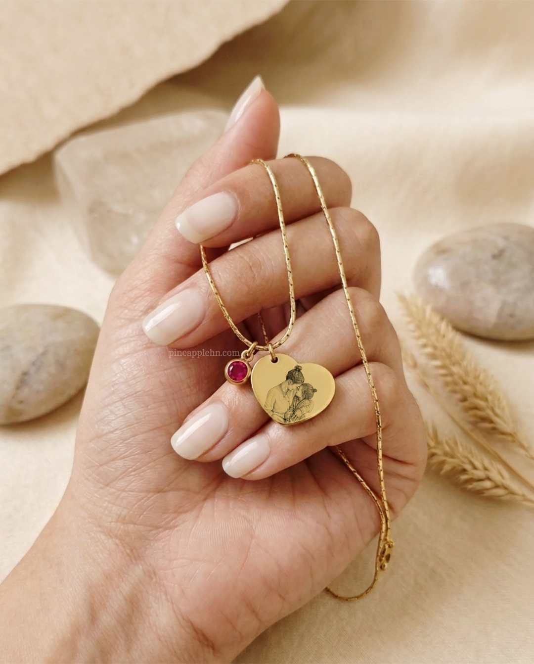 Retrato + birthstone