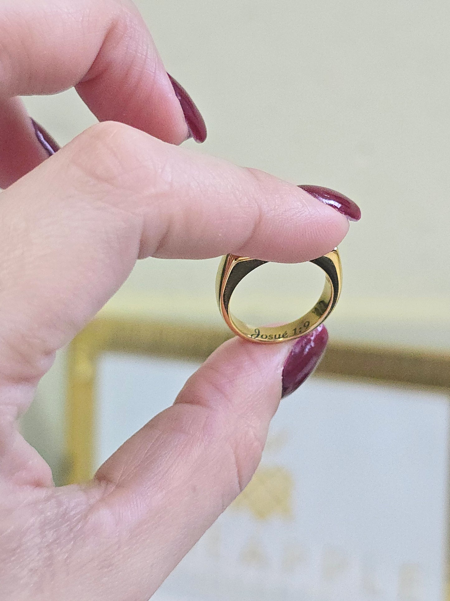 Anillo personalizable