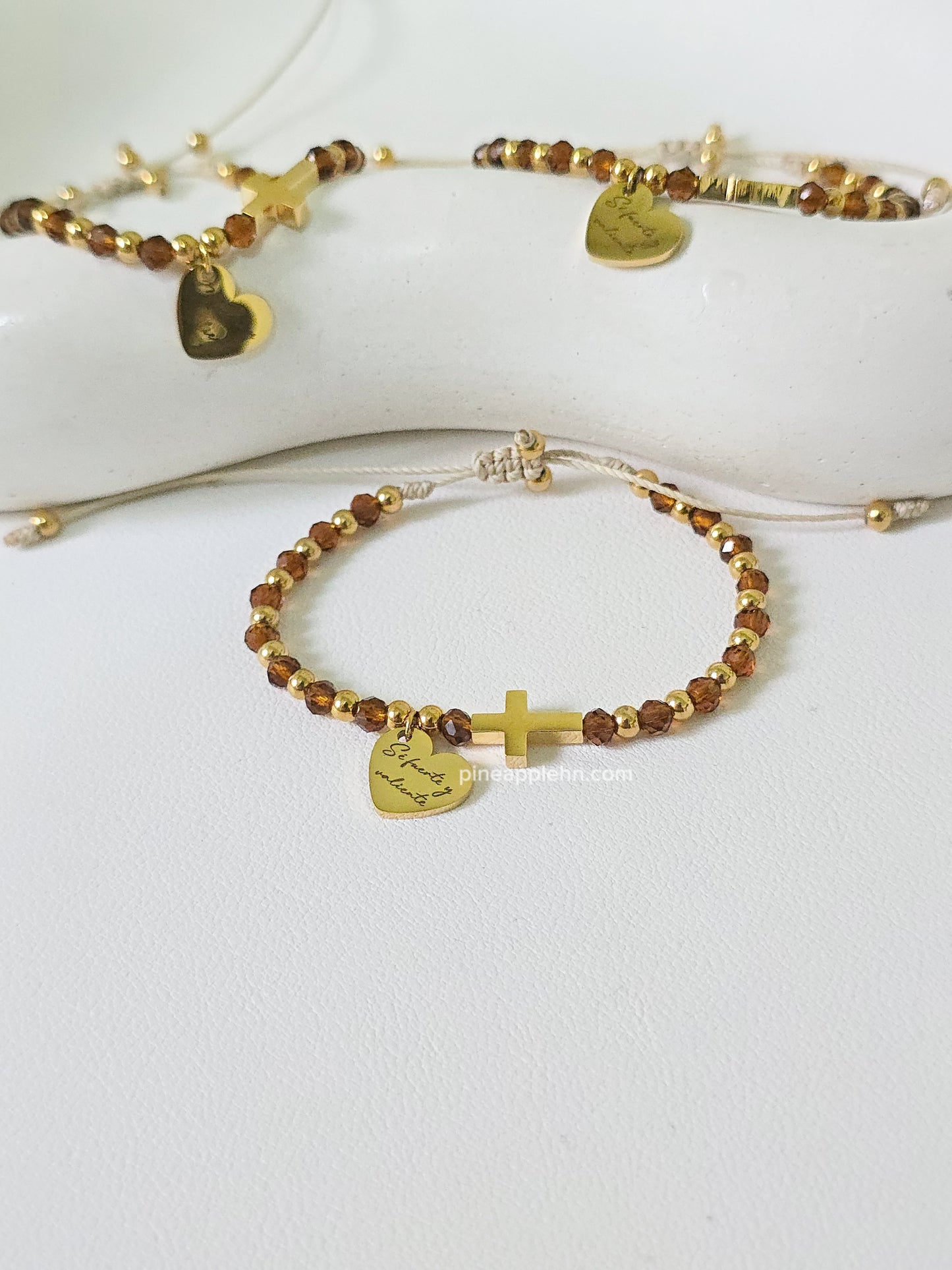 Sé fuerte y valiente bracelet