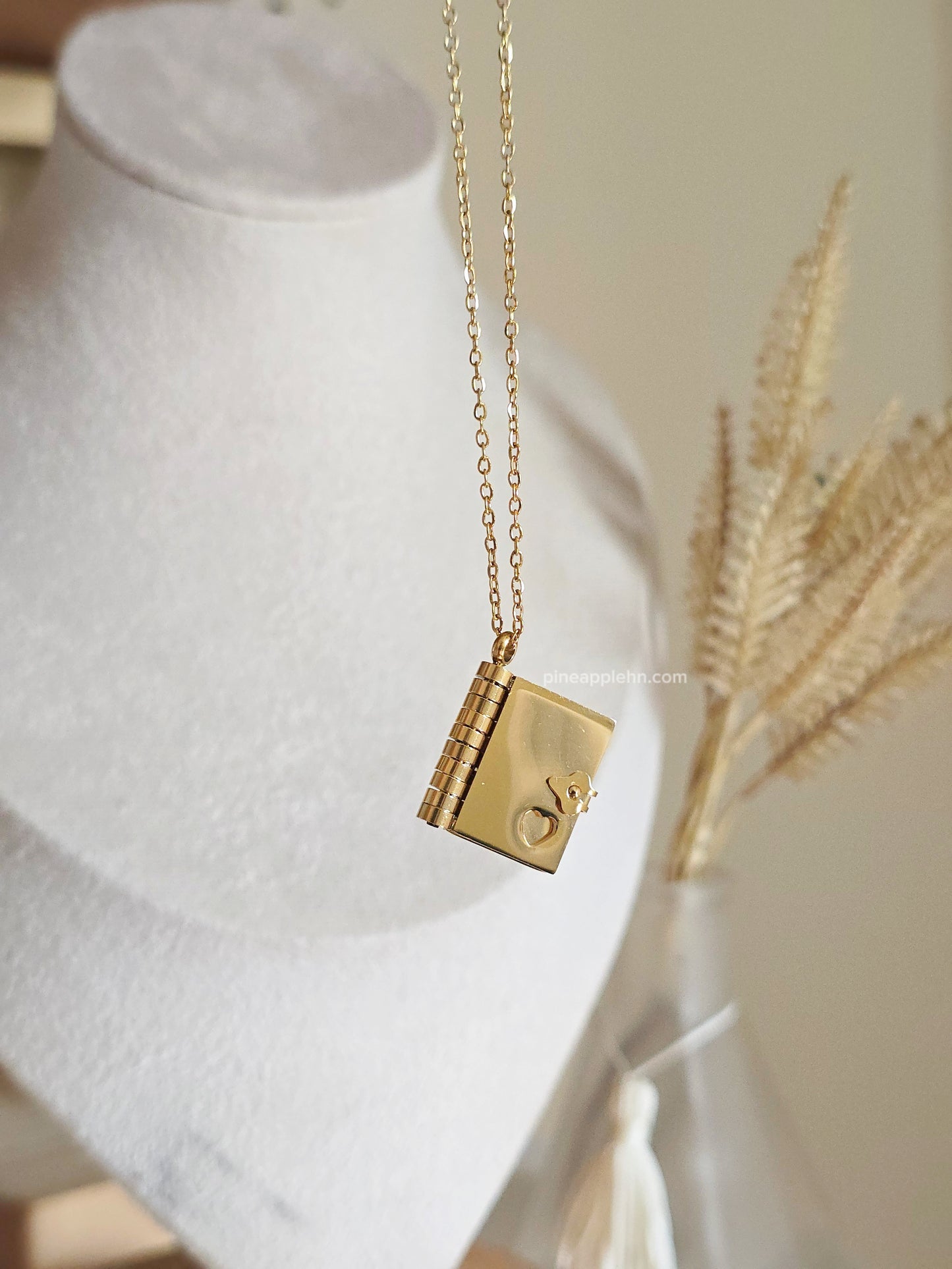 Collar de librito personalizable